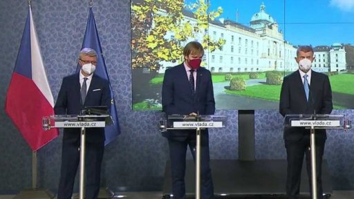 Brífink po jednání vlády v demisi