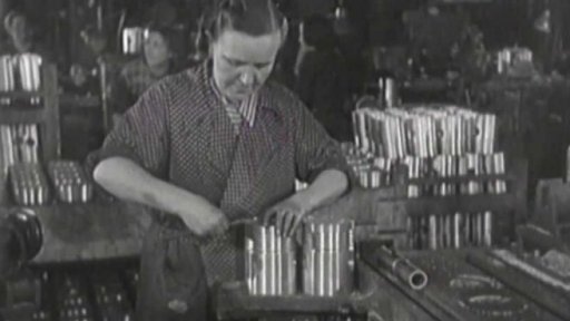 Ženy-údernice v čakovické Avii (1950)