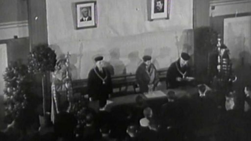 Promoce na Karlově univerzitě (1945)