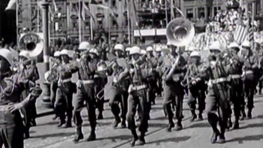 Přehlídka amerických divizí v Plzni (15. 6. 1945)