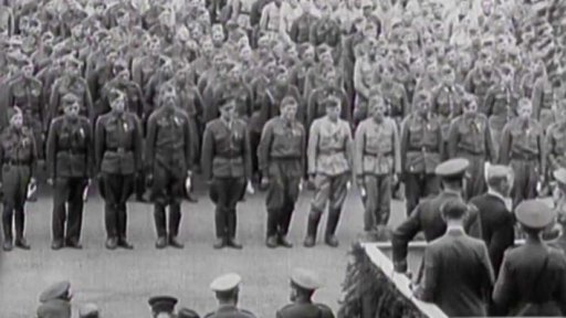 Sovětští vojáci z Volyňska se s námi loučí (1945)