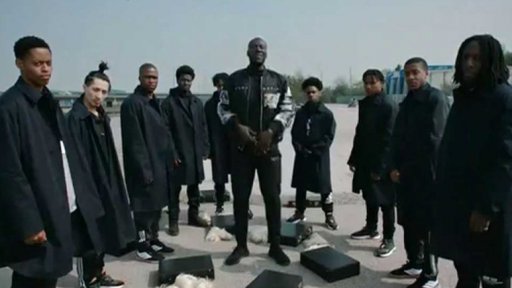 Rapper Stormzy v muzeu