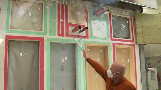 Testování protipožárních dveří