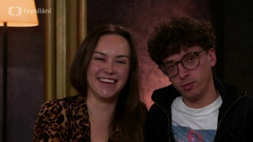 Medailonek páru Jan Cina a Adriana Mašková