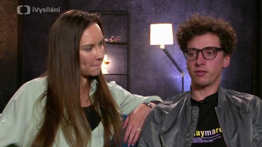 Medailonek páru Jan Cina a Adriana Mašková