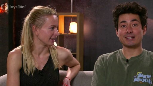 Medailonek páru Mirai Navrátil a Lenka Nora Návorková