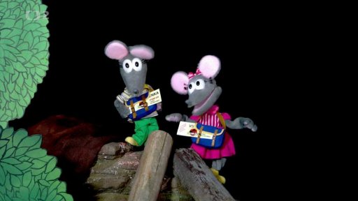 Tryskomyši v Dino-mufo-parku.