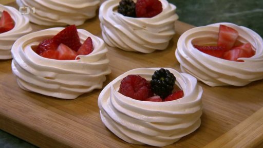 Mini Pavlova dortíčky