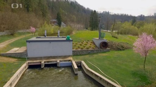 Moderní vodní elektrárna