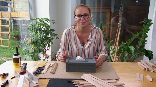 Dřevěný obal na kapesníky