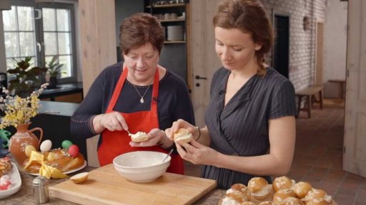 Bochánky se šlehačkou