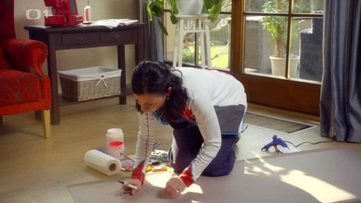 Dozdobení rolet v altánu