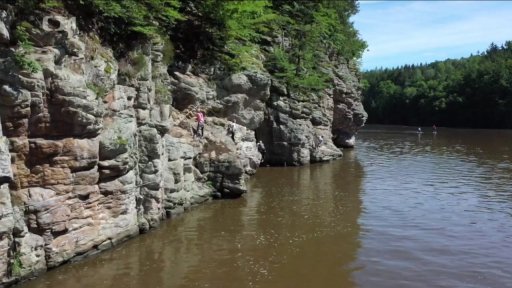 Ferrata u Hluboké nad Vltavou