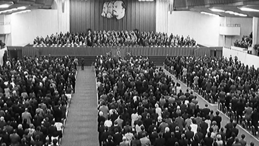 Sjezd Jednotné socialistické strany Německa, kterého se zúčastnila i naše delegace