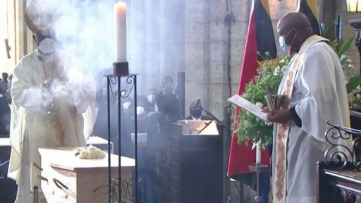 Pohřeb arcibiskupa Tutua