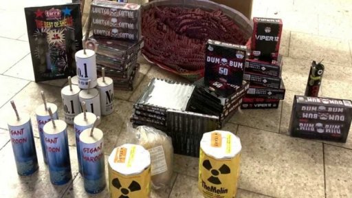 Český původ nelegální petardy