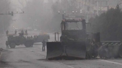 Krvavé nepokoje v Kazachstánu