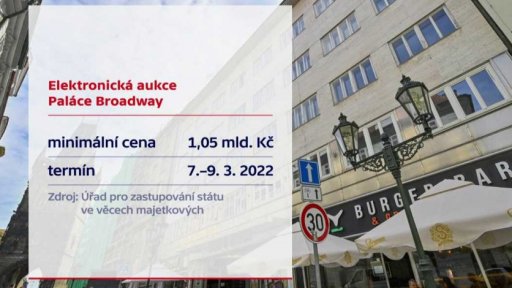 Další aukce Paláce Broadway