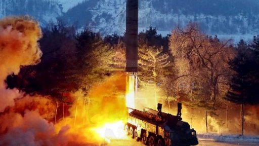 Test balistické rakety