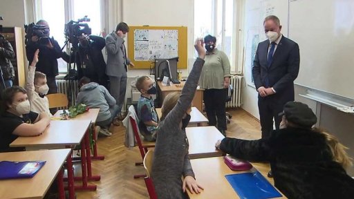 Rozdávání vysvědčení