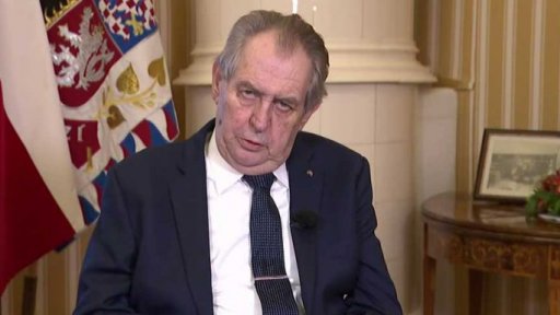 Prezident Zeman ruskou agresi odsoudil