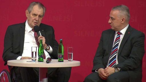 Prezident na sjezdu ČMKOS