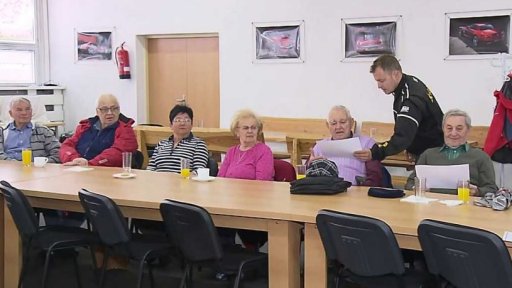 Trénink seniorů na polygonu