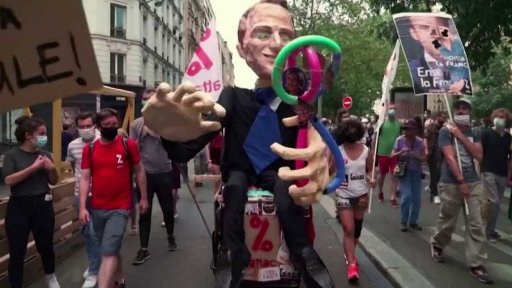 Povolební uspořádání parlamentu ve Francii