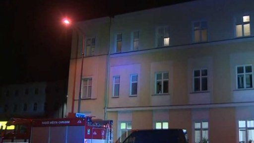 Požár v domě s pečovatelskou službou