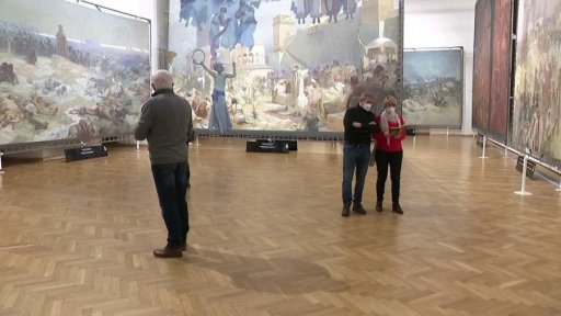 Volný vstup na prohlídku Slovanské epopeje