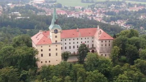 Opravy zámku Zelená Hora u Nepomuku