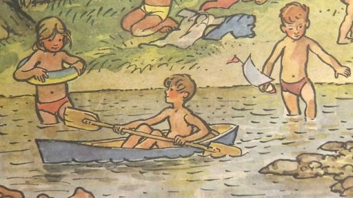 Školní obrazy z let 1904–1990 v přerovském muzeu