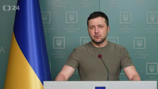 Ukrajinský prezident dnes vyzval k uvalení dalších sankcí