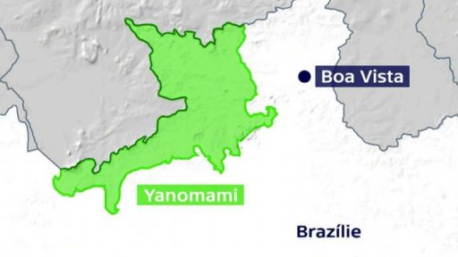 Nelegální těžba zlata v Brazílii