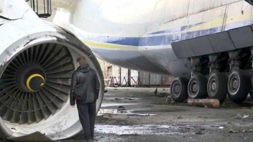 Zničený stroj Mrija se stal ukrajinským symbolem