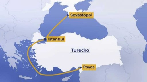 Cesta obilí ukradeného na Ukrajině