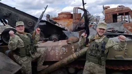 Ukrajinci vtipkují o válce