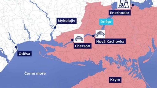 Ukrajina zahájila protiofenzivu na jihu země