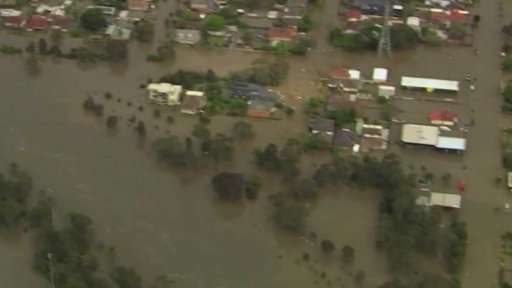 Rozsáhlé záplavy v Austrálii