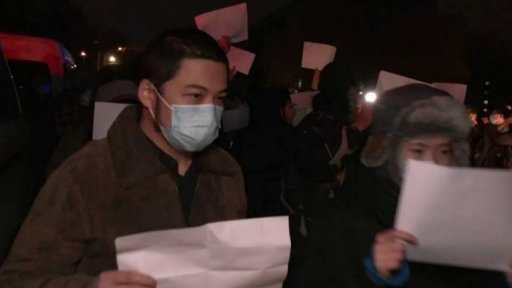 Protesty kvůli protiepidemickým opatřením v Číně