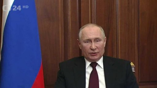 Prohlášení ruského prezidenta ve státní televizi