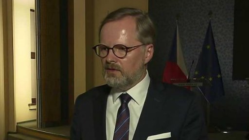 Brífink po jednání premiéra s prezidentem