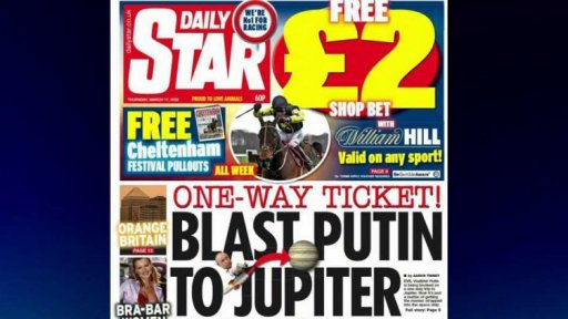 Snímky z války na titulních stranách