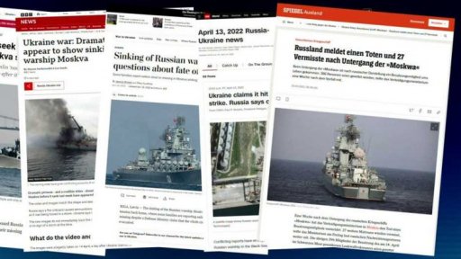 Pátrání novinářů po skutečném konci křižníku Moskva