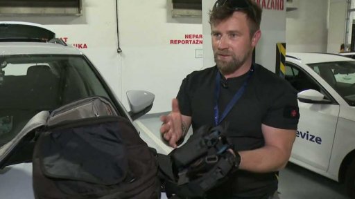 Ze zákulisí: výbava reportéra V. Černohorského pro cestu na Ukrajinu