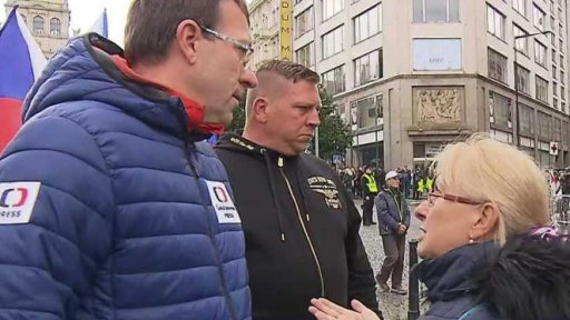 Demonstrace na Václavském náměstí