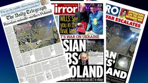 Rakety v Polsku a rychlá práce médií