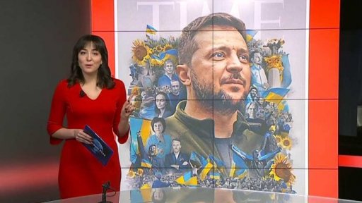 Titulní strana: Volodymyr Zelenskyj jako osobnost roku