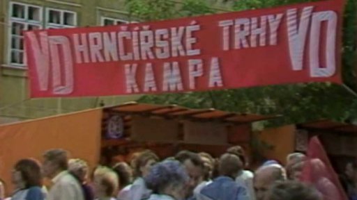 10. hrnčířské trhy na Kampě včetně reprezentace bulharské keramiky (1985)