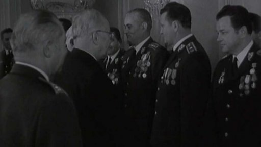 Čs. vojenská delegace na Hradě (1972)